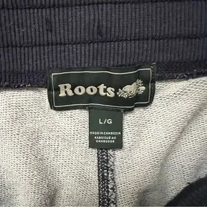 Roots | Pants & Jumpsuits | Roots Navy Blue Jogger Logo Sweatpants ...